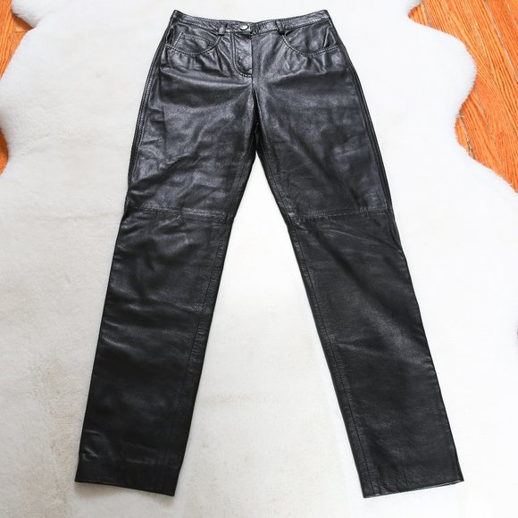 Vintage Gianfranco Ferré Leather Pants - Picture 1 of 14